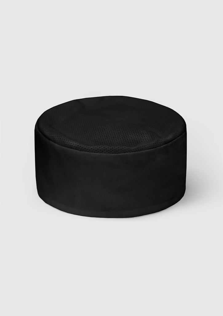 Black Mesh Flat Top Hat