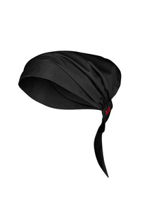 Black Twist Chef Bandana