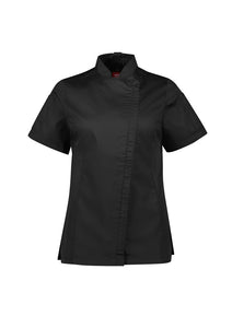 Black / XS Womens Alfresco S/S Chef Jacket