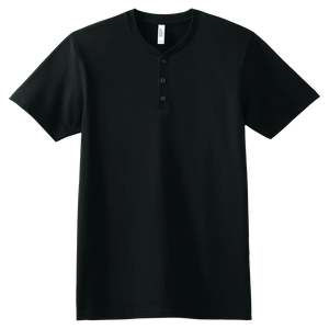 T-Shirt Black / S American Apparel Henley Tee