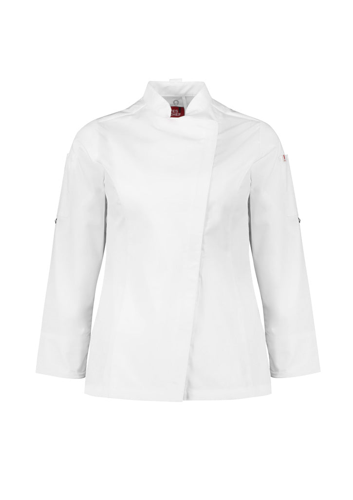 White / L Womens Alfresco L/S Jacket