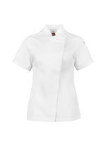 Load image into Gallery viewer, White / XS Womens Alfresco S/S Chef Jacket
