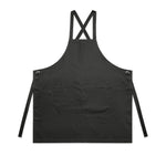 Load image into Gallery viewer, Apron Coal Carrie Cross back Apron
