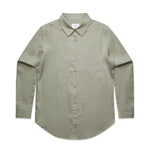 Load image into Gallery viewer, Shirt Eucalyptus / X Women&#39;s Linen Shirt
