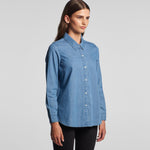 Load image into Gallery viewer, Shirt Women&#39;s Chambray Shirt
