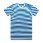 Load image into Gallery viewer, Tee Natural / Mid Blue / S Men's Staple Stripe Tee
