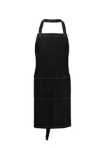 Load image into Gallery viewer, Apron Black Clout Denim Apron

