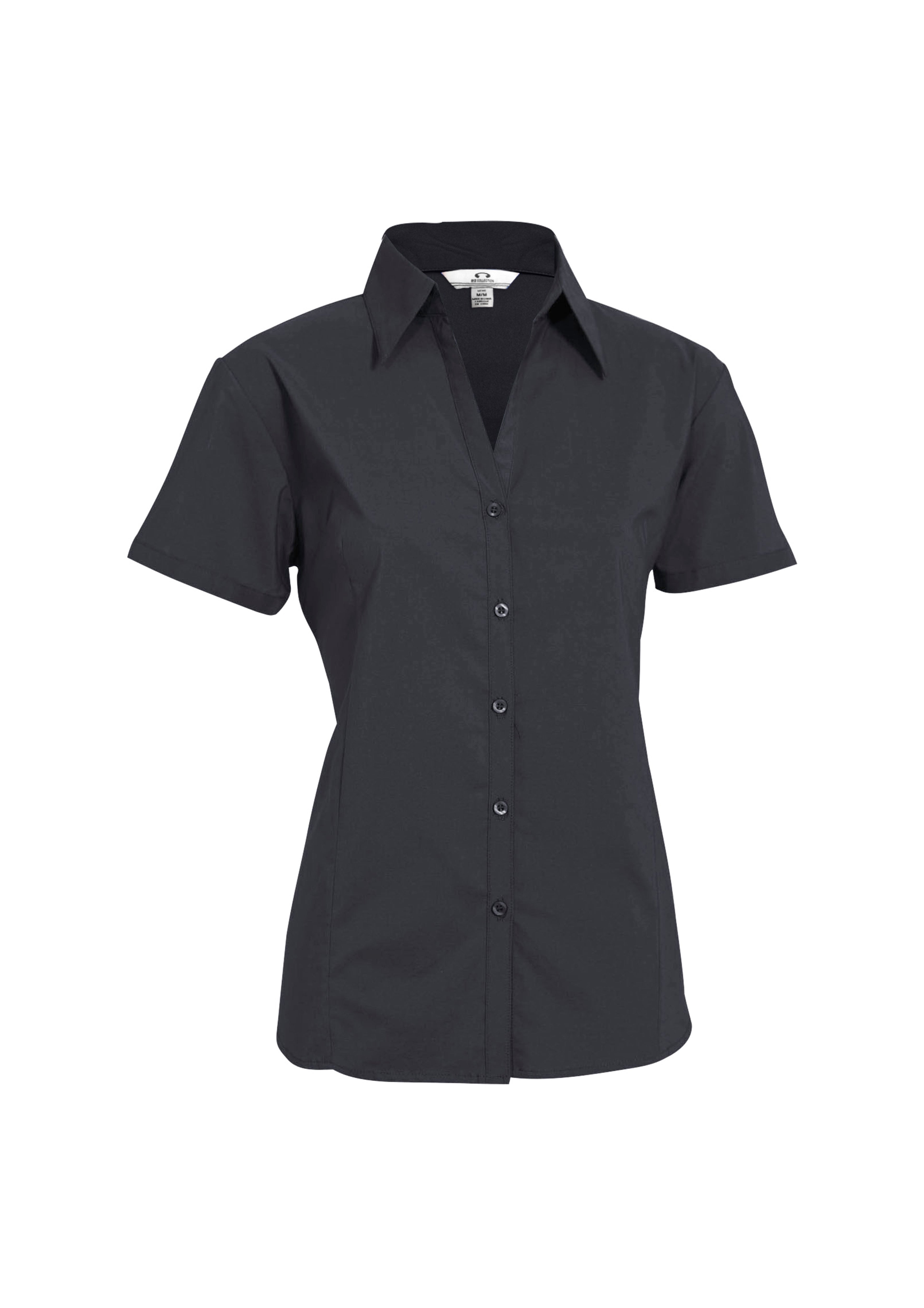 Charcoal / 6 Ladies Metro Short Sleeve Shirt
