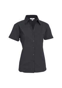 Charcoal / 6 Ladies Metro Short Sleeve Shirt