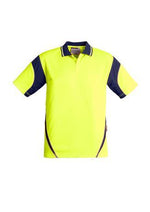 Load image into Gallery viewer, Mens Hi Vis Aztec Polo - Short Sleeve
