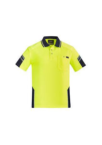 Mens Reinforced Hi Vis Squad S/S Polo