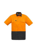 Load image into Gallery viewer, Mens Rugged Cooling Hi Vis Spliced S/S Shirt
