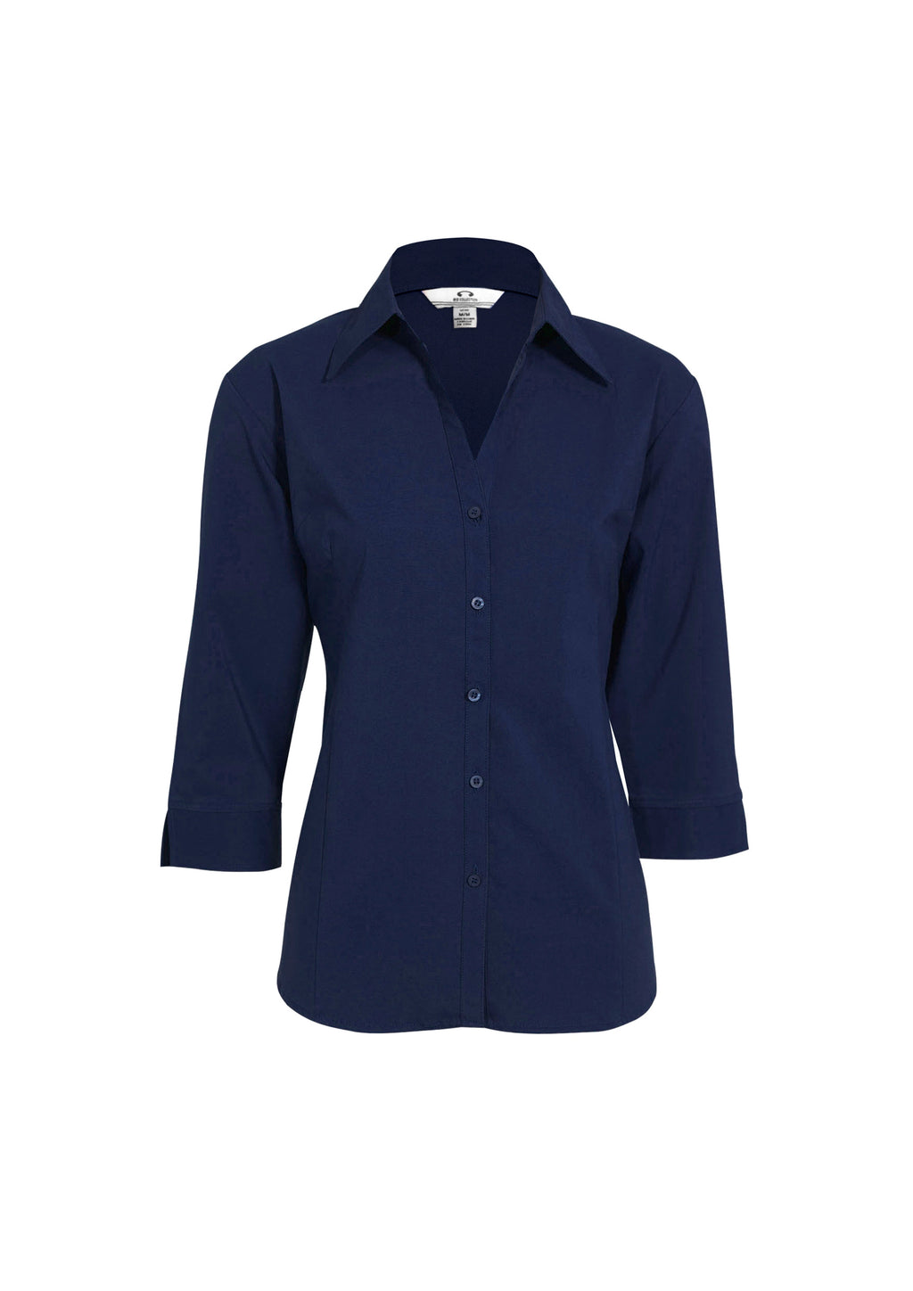Navy / 6 Ladies Metro 3/4 Sleeve Shirt