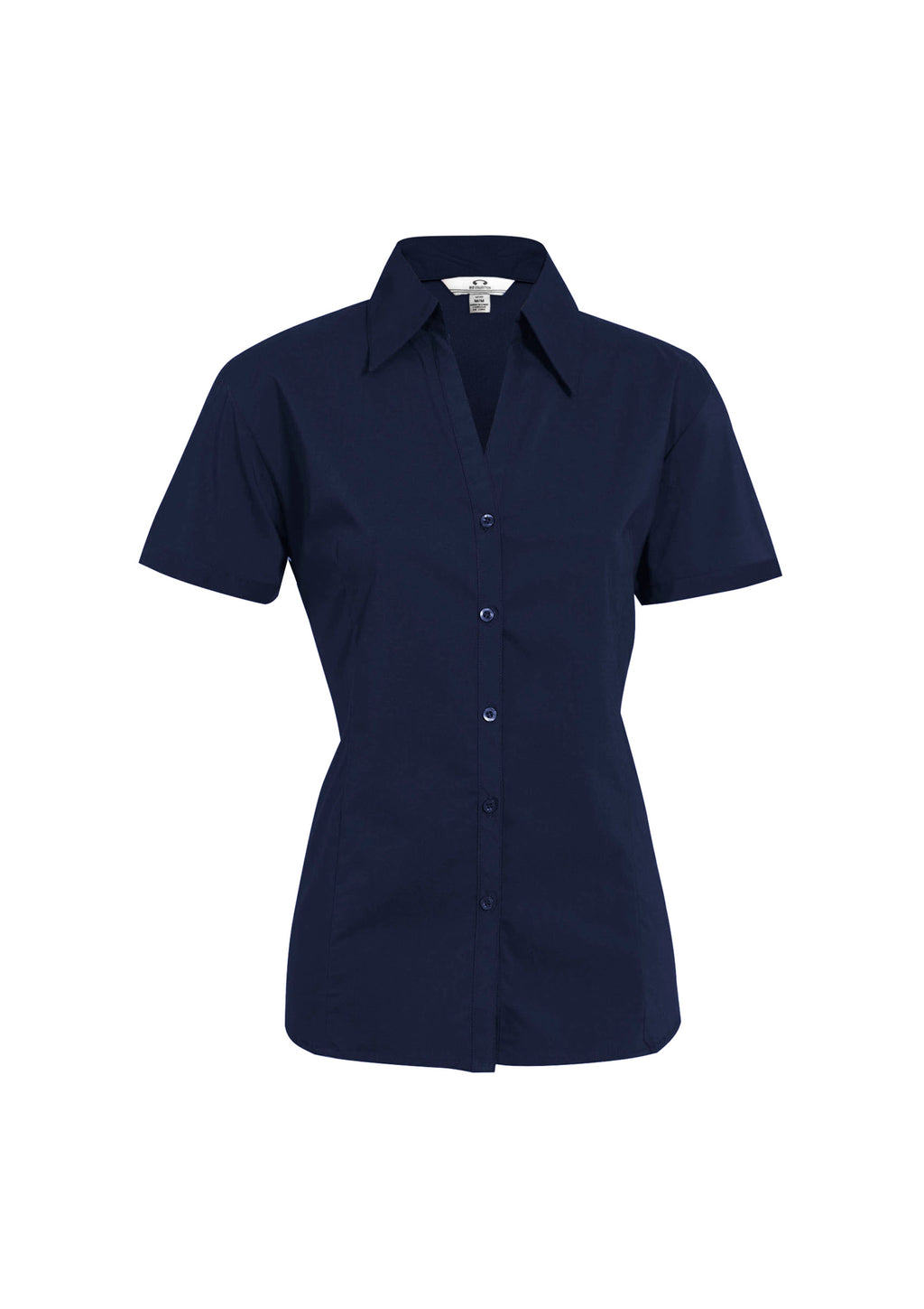 Navy / 6 Ladies Metro Short Sleeve Shirt