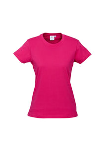 T-Shirt Fuchsia / 6 Ladies Ice Tee