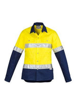 Load image into Gallery viewer, Womens Hi Vis Spliced Industrial Shirt - Hoop Taped
