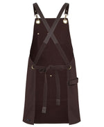 Load image into Gallery viewer, Apron Brass Eyelet Canvas Apron with PU Strap
