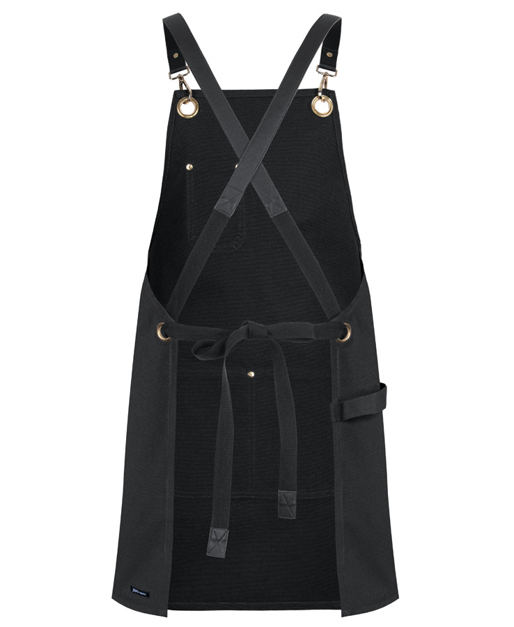 Apron Brass Eyelet Canvas Apron with PU Strap