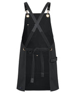 Load image into Gallery viewer, Apron Brass Eyelet Canvas Apron with PU Strap
