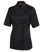 Load image into Gallery viewer, Chef Shirt Black / 6 Women's S/S CHEF'S JACKET
