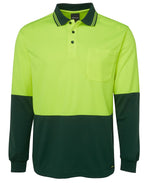 Load image into Gallery viewer, High Vis Lime/Bottle / S HI VIS Traditional Polo
