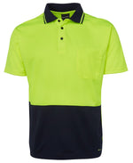 Load image into Gallery viewer, High Vis Lime/Navy / S HI VIS Lime Polo
