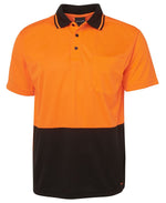 Load image into Gallery viewer, High Vis Orange/Black / S HI VIS Polo
