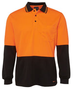 Load image into Gallery viewer, High Vis Orange/Black / S HI VIS Traditional Polo
