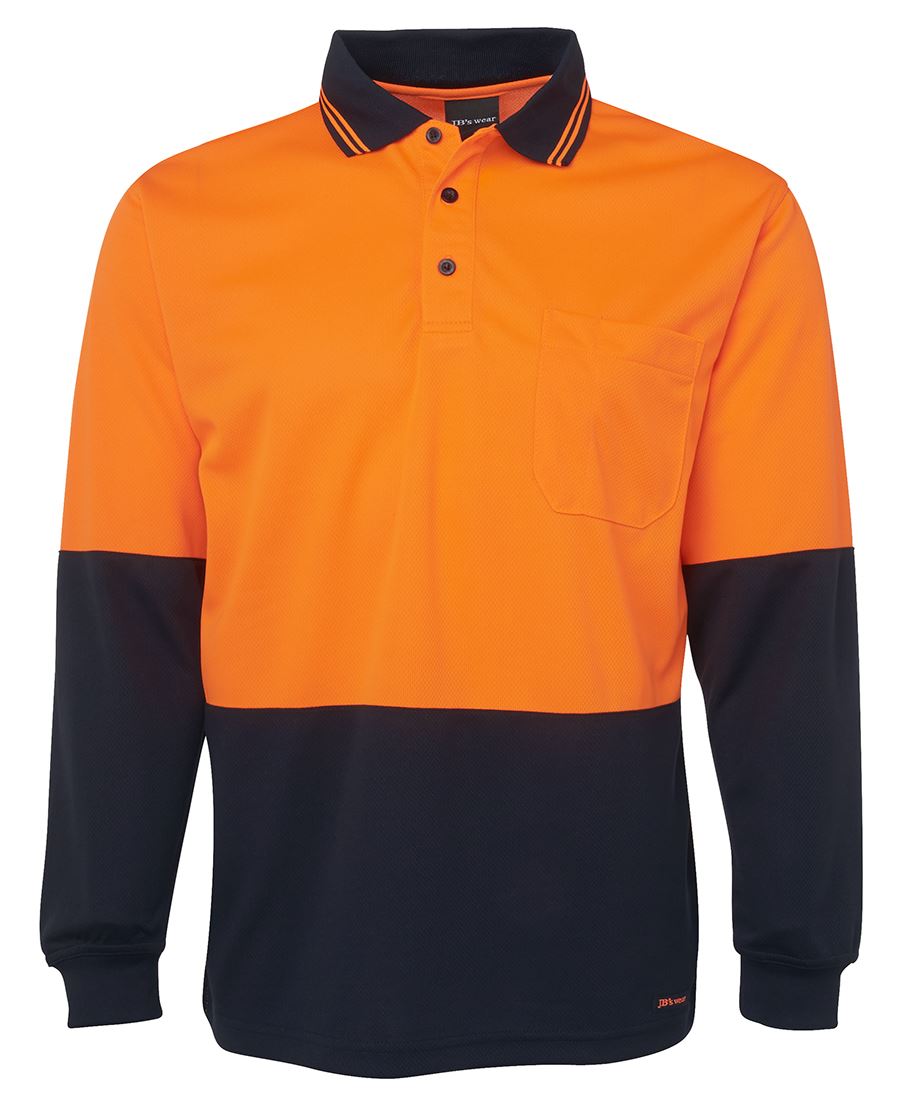 High Vis Orange/Navy / S HI VIS Traditional Polo