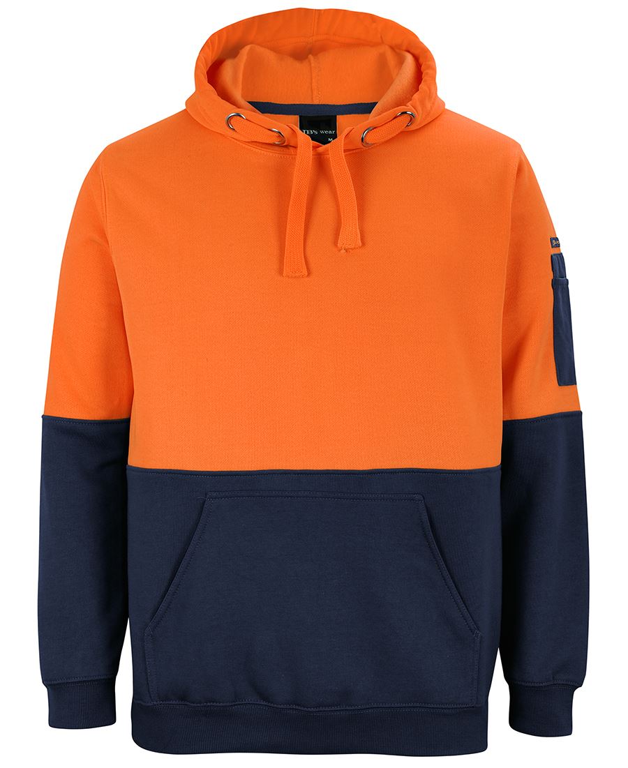 High Vis Orange/Navy / XS HI VIS Hoodie