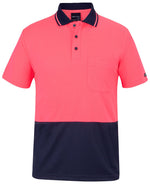 Load image into Gallery viewer, High Vis Pink/Navy / S HI VIS Polo
