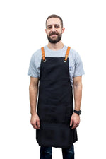 Load image into Gallery viewer, Apron Black The Loyal Apron (Organic Fairtrade)
