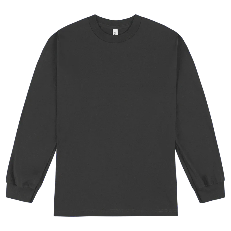 T-Shirt Charcoal Heather / S American Apparel Unisex Long Sleeve