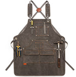 Load image into Gallery viewer, Workmans Canvas Cross back Apron - WORKWEAR - UNIFORMS - NZ
