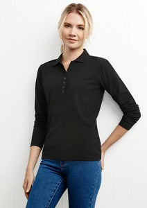 Crew Ladies L/S Polo - WORKWEAR - UNIFORMS - NZ