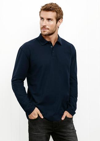 Men's Longsleeve Polo - WORKWEAR - UNIFORMS - NZ