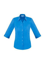 Load image into Gallery viewer, Ladies Monaco 3/4 Sleeve Shirt - WORKWEAR - UNIFORMS - NZ
