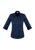 Load image into Gallery viewer, Ladies Monaco 3/4 Sleeve Shirt - WORKWEAR - UNIFORMS - NZ
