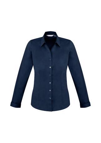 Ladies Monaco Long Sleeve Shirt - WORKWEAR - UNIFORMS - NZ