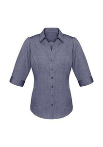 Women's Trend 3/4 Sleeve Shirt - WORKWEAR - UNIFORMS - NZ