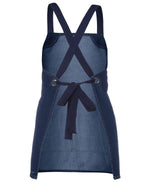 Load image into Gallery viewer, Mid-Length Cross Back Denim Apron - WORKWEAR - UNIFORMS - NZ
