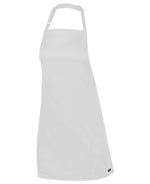 Load image into Gallery viewer, Apron White Mid-Length Bib Apron - Without Pocket
