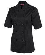 Load image into Gallery viewer, Women&#39;s S/S CHEF&#39;S JACKET - WORKWEAR - UNIFORMS - NZ
