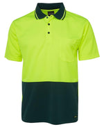 Load image into Gallery viewer, HI VIS Lime Polo - WORKWEAR - UNIFORMS - NZ
