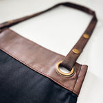 Load image into Gallery viewer, Espresso Vegan Leather Apron - WORKWEAR - UNIFORMS - NZ
