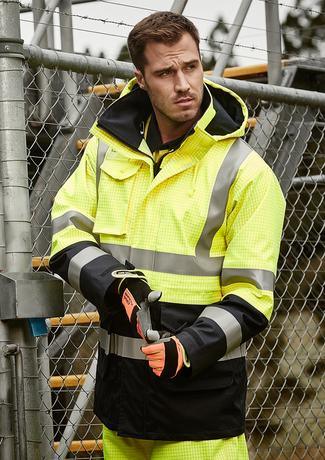 Mens FR Arc Rated Anti Static Waterproof Jacket - WORKWEAR - UNIFORMS - NZ