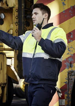 Load image into Gallery viewer, HI VIS Quilted Jacket - WORKWEAR - UNIFORMS - NZ
