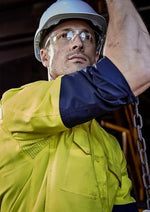 Load image into Gallery viewer, Mens Rugged Cooling Hi Vis Spliced Shirt - WORKWEAR - UNIFORMS - NZ
