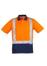 Load image into Gallery viewer, Mens Hi Vis Spliced Polo - Short Sleeve Shoulder Taped - WORKWEAR - UNIFORMS - NZ
