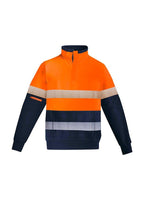 Load image into Gallery viewer, Mens Orange Flame HRC 2 Hoop Taped 1/4 Zip Brushed Fleece - WORKWEAR - UNIFORMS - NZ
